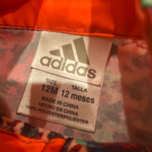 Adidas Multicolor Track Suit Jacket Size 12 Month - Picture 9 of 11
